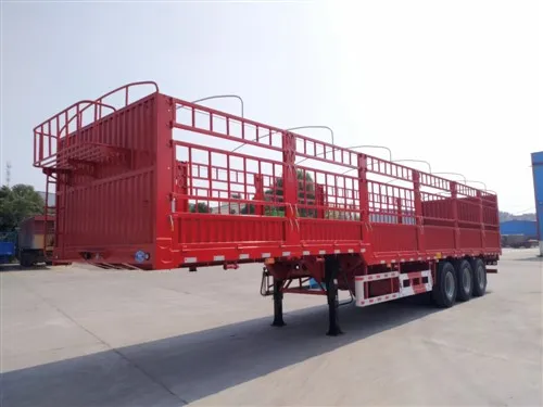 Fence Semi Trailer with three axles